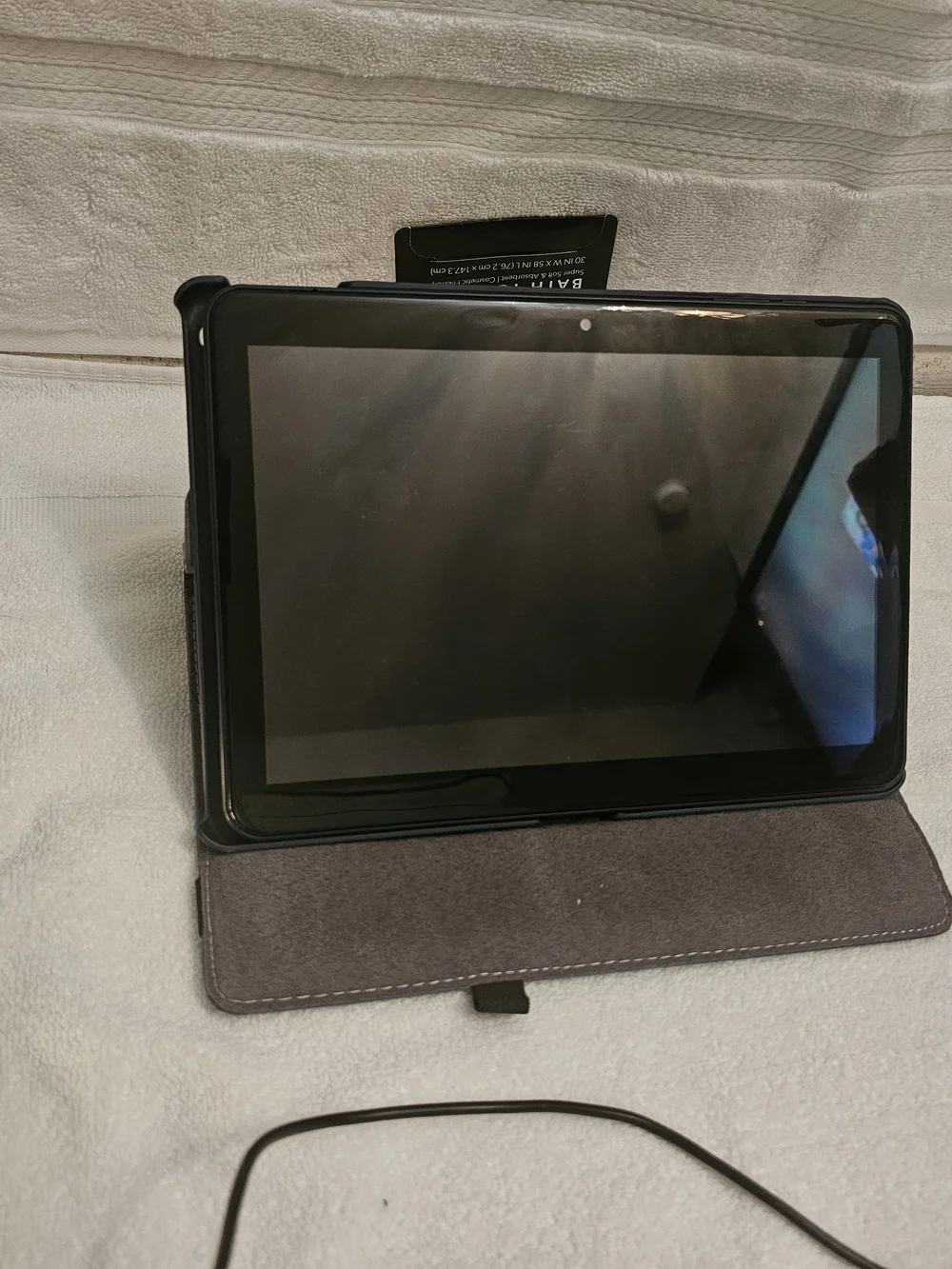 Black Android Tablet with HD Display and Google Apps